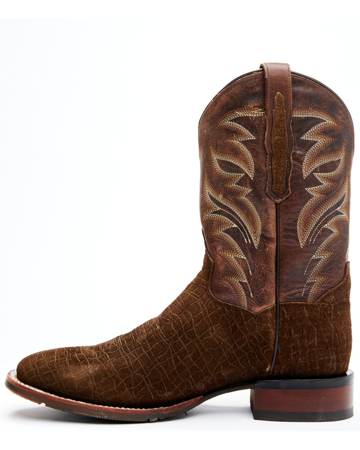 Image #3 - Dan Post Men's Hippo Print Western Performance Boots - Broad Square Toe, , hi-res