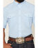 Image #3 - Ferrell Men's Tek Carson Boot Stitch Short Sleeve Snap Performance Western Shirt, Blue, hi-res