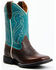 Image #1 - RANK 45® Boys' Connor Western Boots - Broad Square Toe , Blue, hi-res