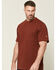 Image #3 - Hawx Men's Solid Silhouette Short Sleeve Graphic Work T-Shirt, Wine, hi-res