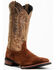 Image #1 - Laredo Men's Rigid Roughout Performance Western Boots - Broad Square Toe, Rust Copper, hi-res
