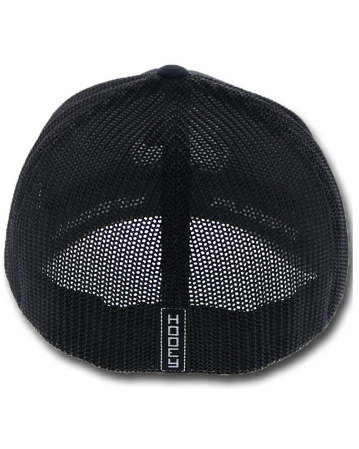 Image #2 - Hooey Men's Rocker Steiner Embroidered Logo FlexFit Trucker Cap, Black, hi-res