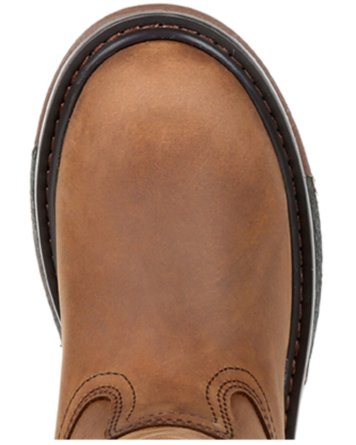 Image #6 - Rocky Little Boys' Original Ride FLX Waterproof Western Boots - Round Toe, Brown, hi-res