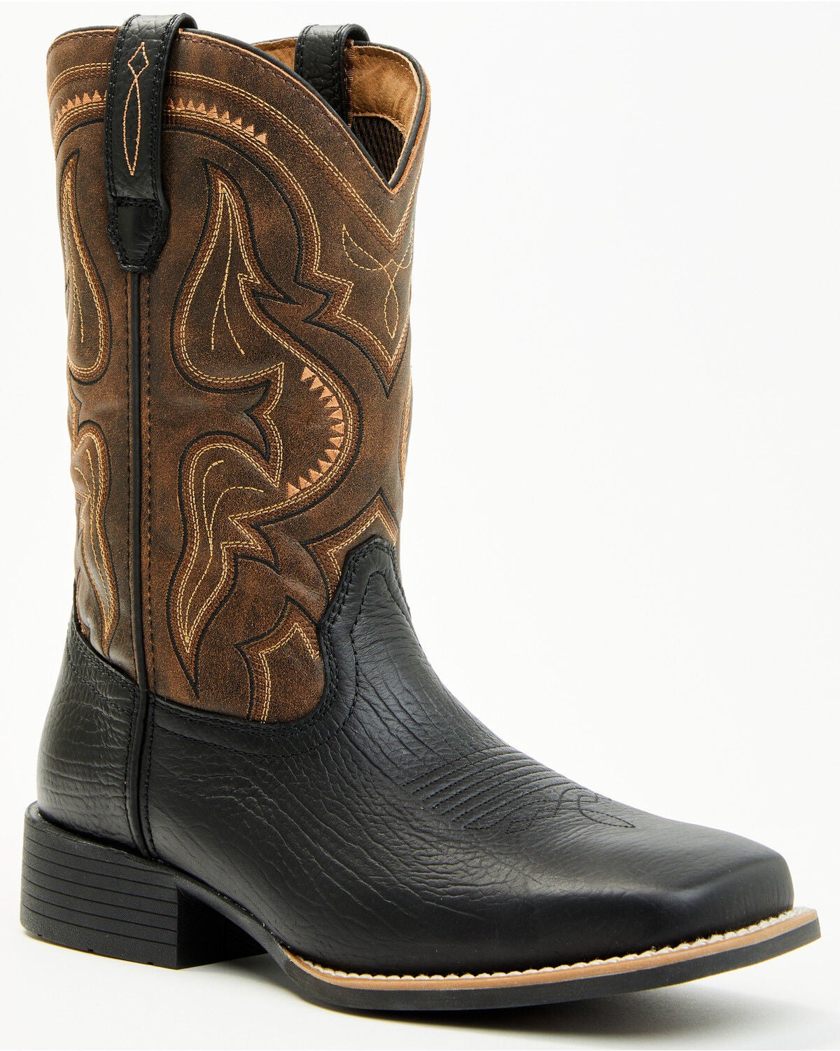 Cody James Cush Core&reg; Men's Maverick Performance Western Boots - Broad Square Toe, Black, hi-res