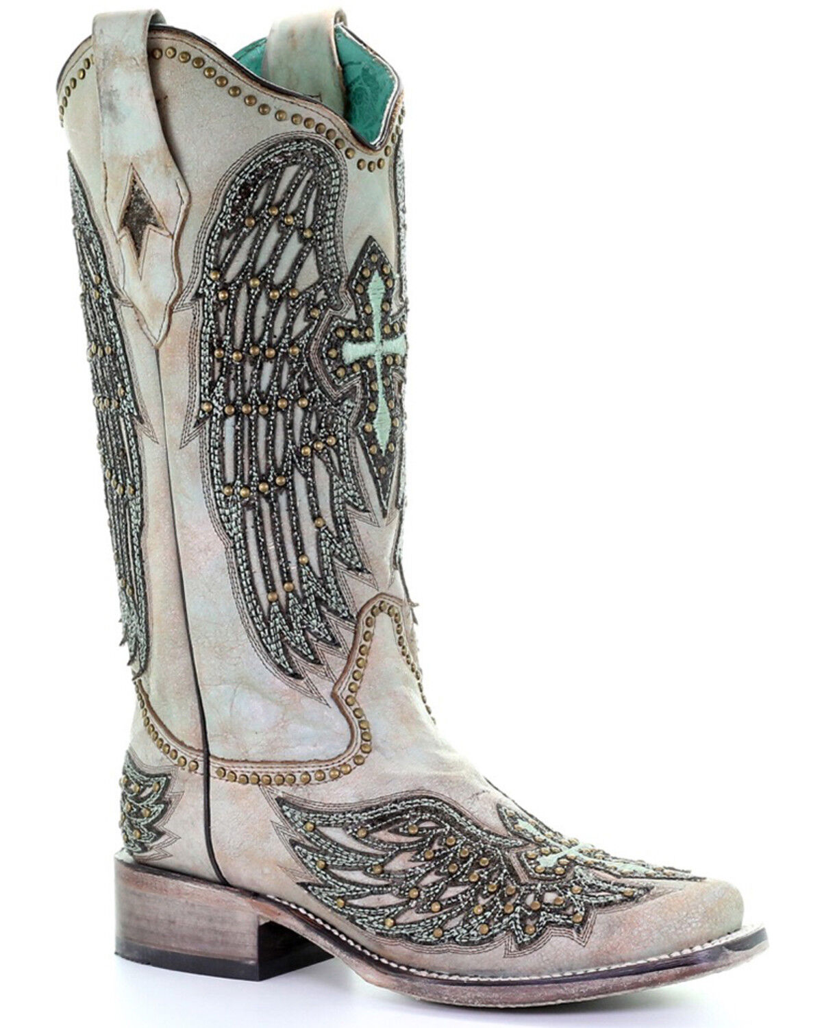 womens turquoise western boots