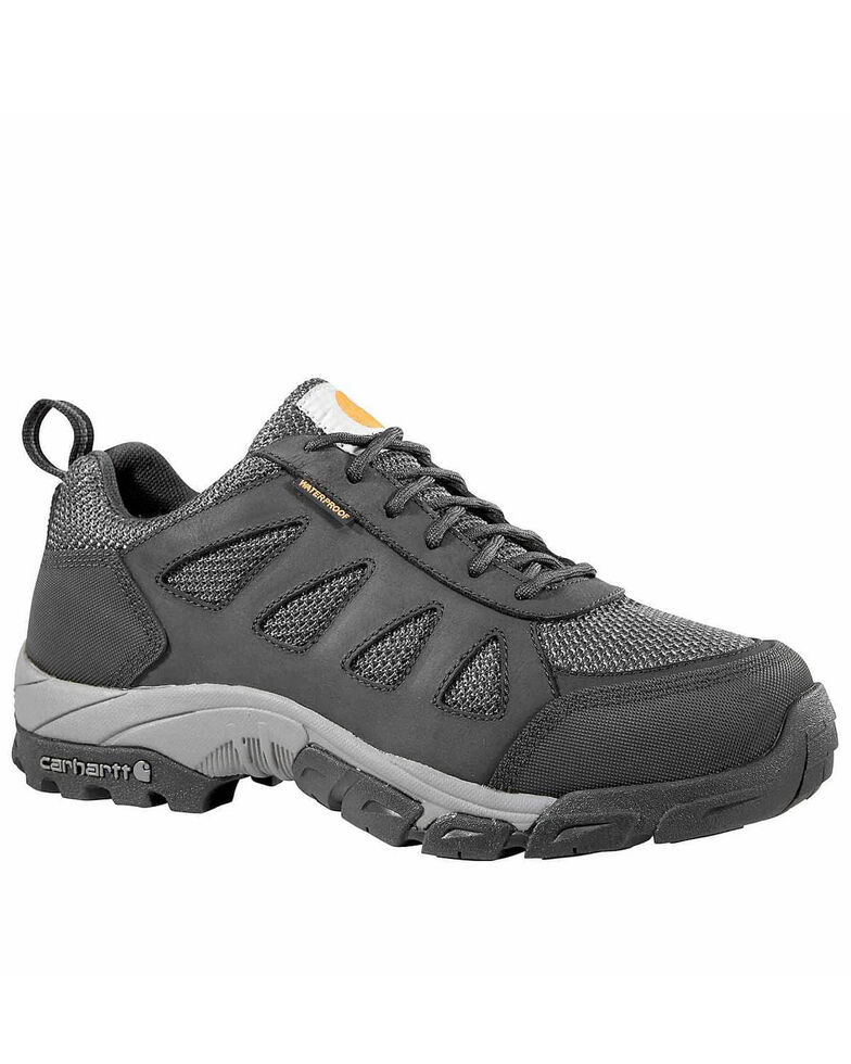 Carhartt Men's Lightweight Low Hiker Work Boots - Carbon Toe, Black, hi-res