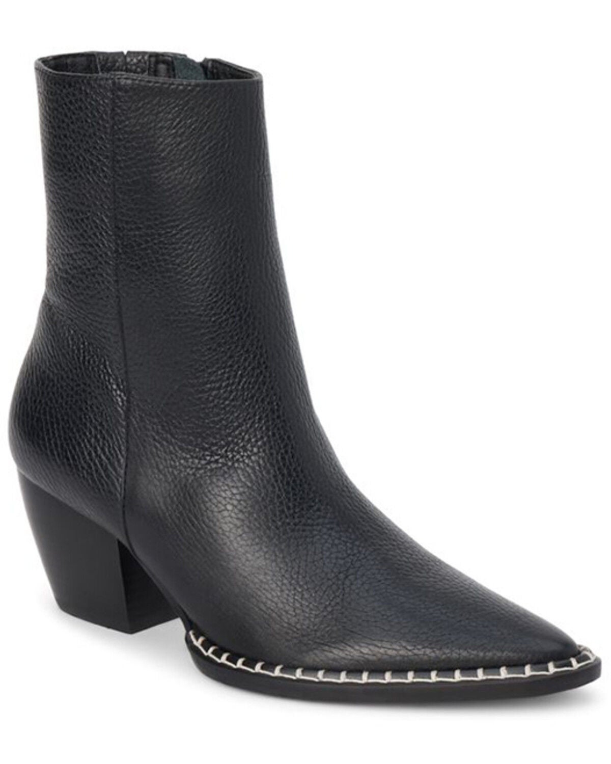 Matisse Women's Katy Western Booties - Round Toe, Black, hi-res