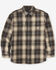 Image #3 - Carhartt Men's Hubbard Loose Fit Heavyweight Plaid Print Long Sleeve Flannel Shirt, Black, hi-res