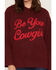 Image #3 - Baevely Women's Be Cowgirl Sweater, Burgundy, hi-res