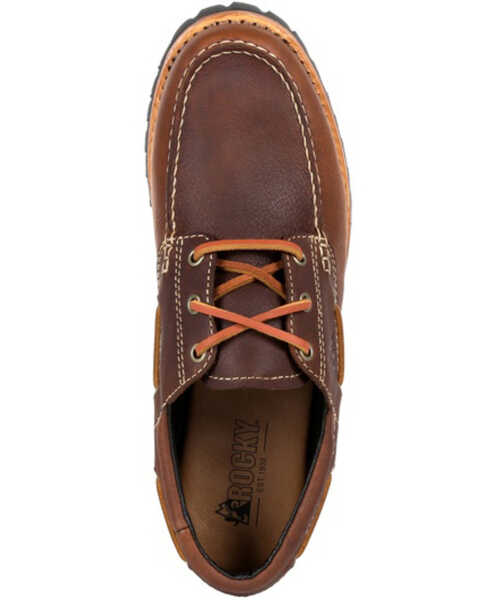 Rocky Men's Collection 32 Small batch Oxford Shoes - Moc Toe, Brown, hi-res