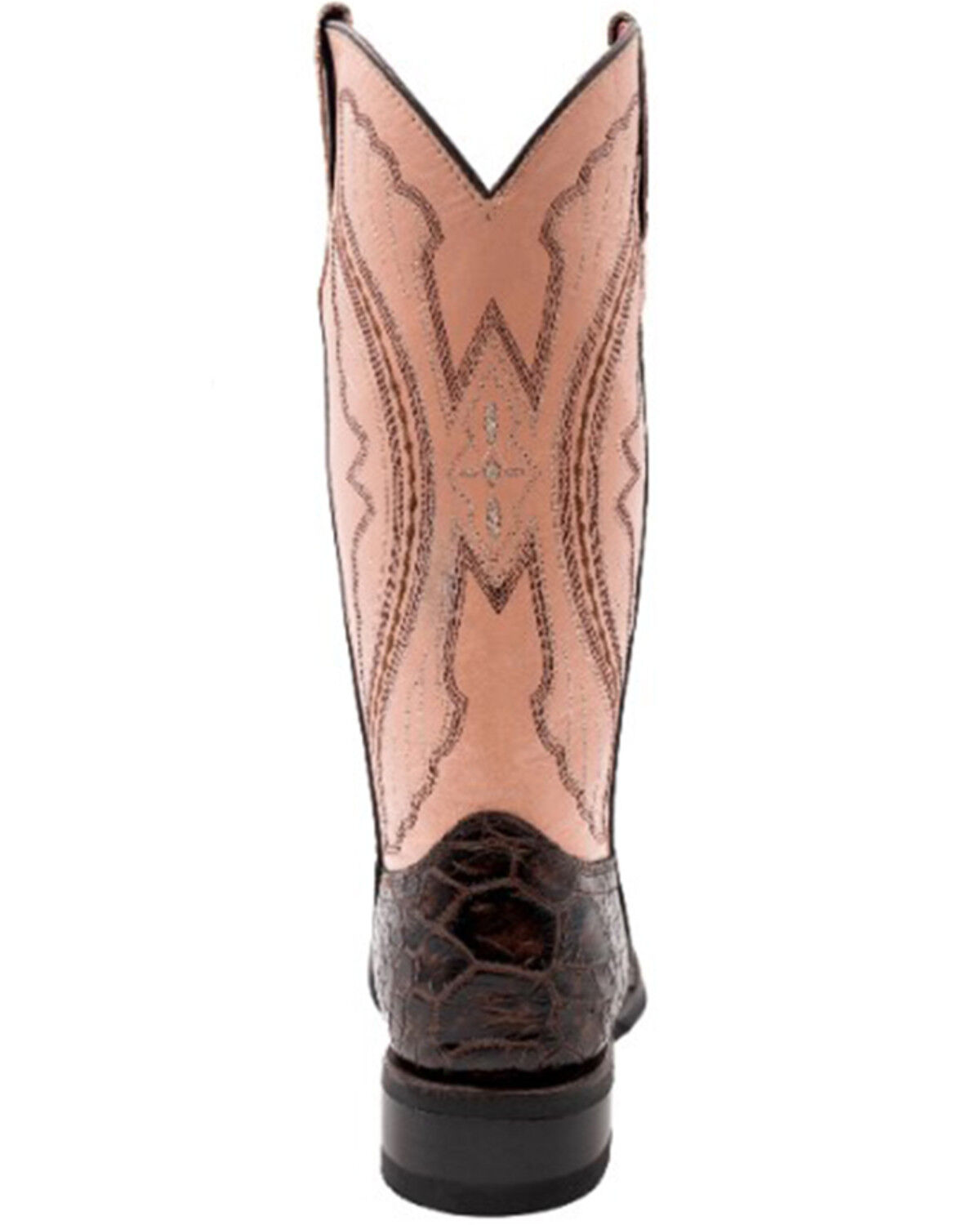 Image #5 - Ferrini Women's Kai Western Boots - Broad Square Toe, Chocolate, hi-res