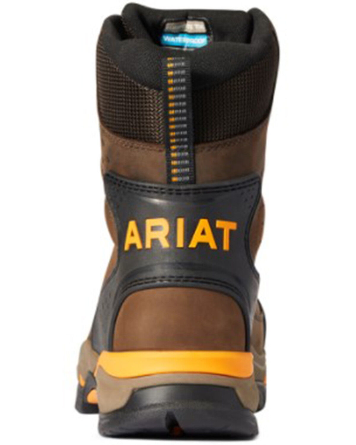 Image #3 - Ariat Men's Endeavor 8" H20 Full-Grain Work Boot - Composite Toe, Brown, hi-res