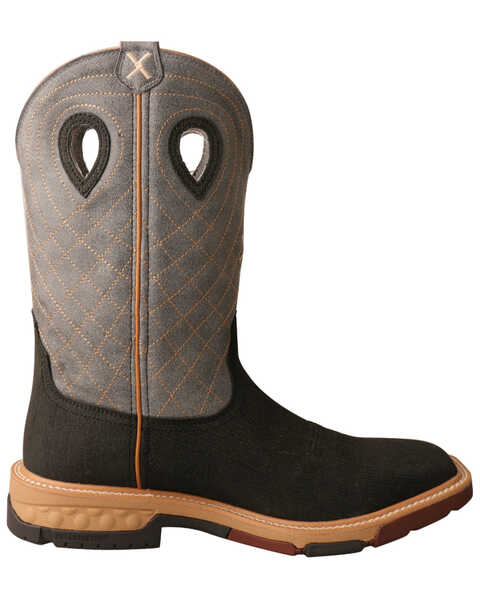 Image #2 - Twisted X Men's Brown CellStretch Western Work Boots - Alloy Toe, Brown, hi-res
