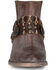 Image #3 - Circle G Women's Harness Fashion Booties - Round Toe, Dark Brown, hi-res