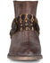 Image #3 - Corral Women's Harness Fashion Booties - Round Toe, Dark Brown, hi-res