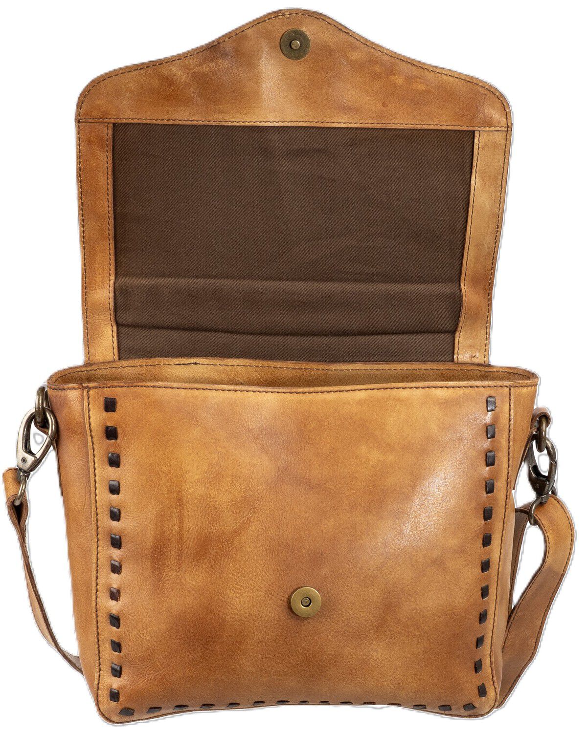 Image #3 - STS Ranchwear by Carroll Women's Bandera Dakota Crossbody Bag, Caramel, hi-res