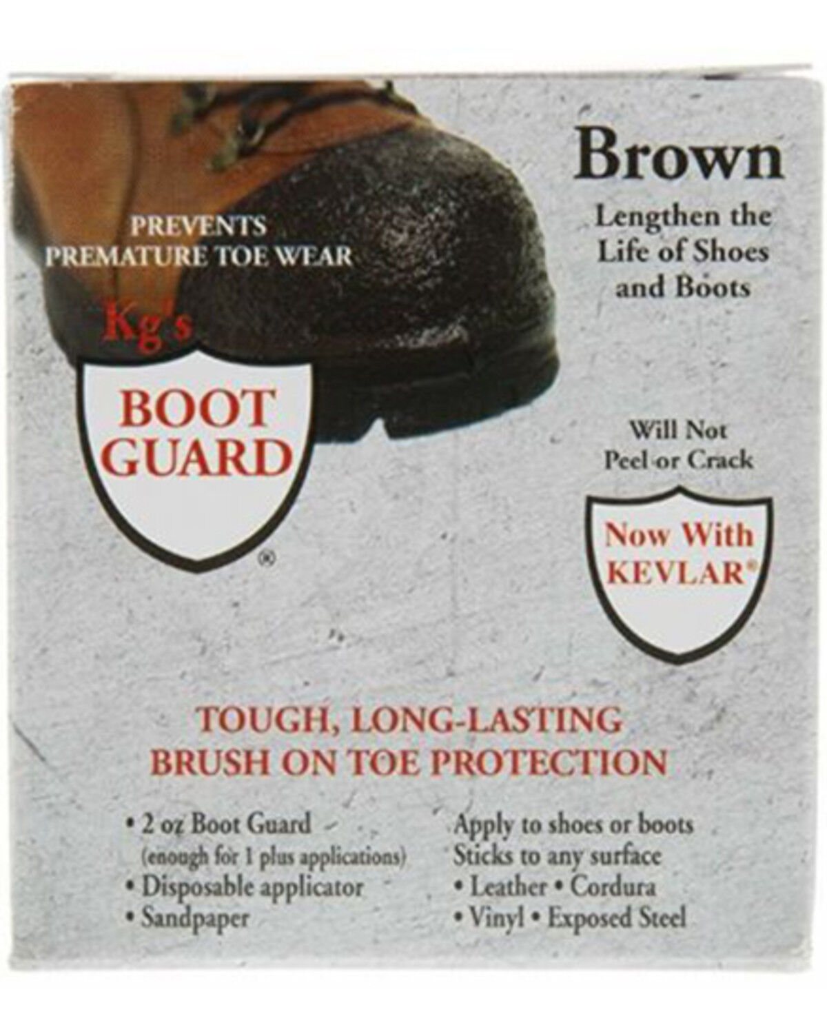 Image #1 - Kg's Brown Boot Guard, Brown, hi-res