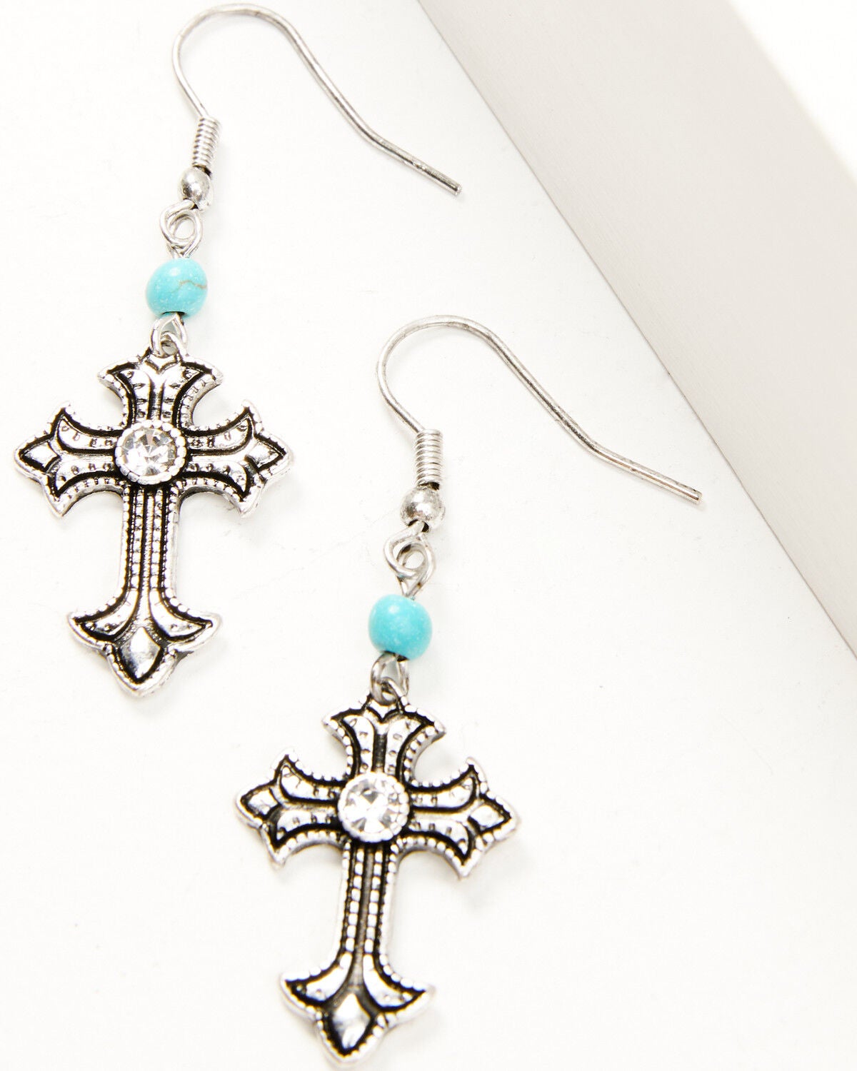 Image #3 - Shyanne Women's Bisbee Falls Silver Longhorn & Cross 6-Piece Earrings Set, Silver, hi-res