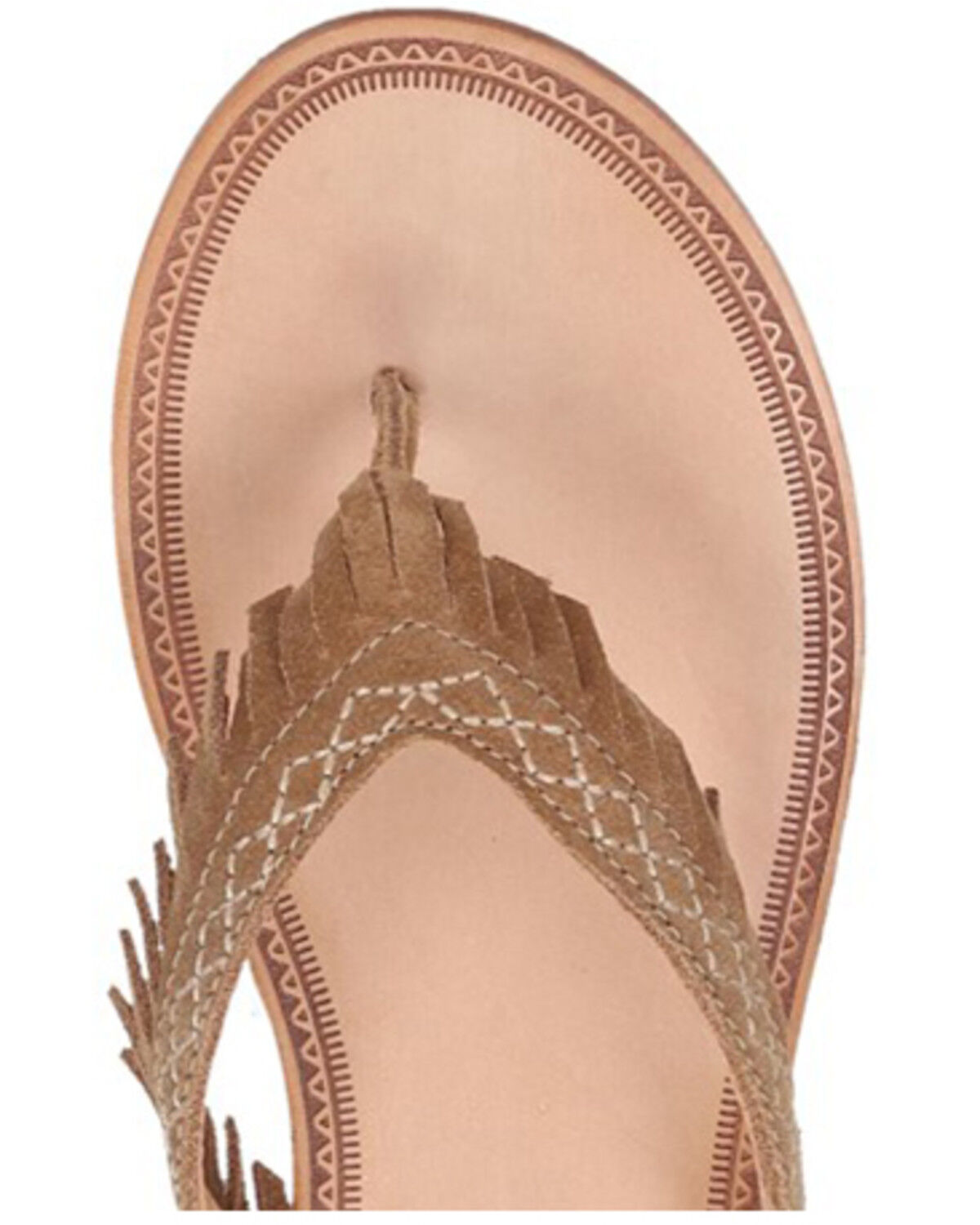 Image #6 - Frye Women's Ava Fringe Sandals, Brown, hi-res