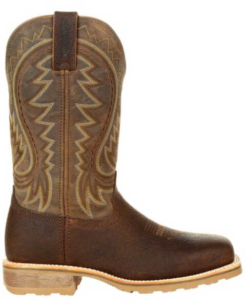 Durango Men's Maverick Pro Western Work Boots - Steel Toe, Brown, hi-res