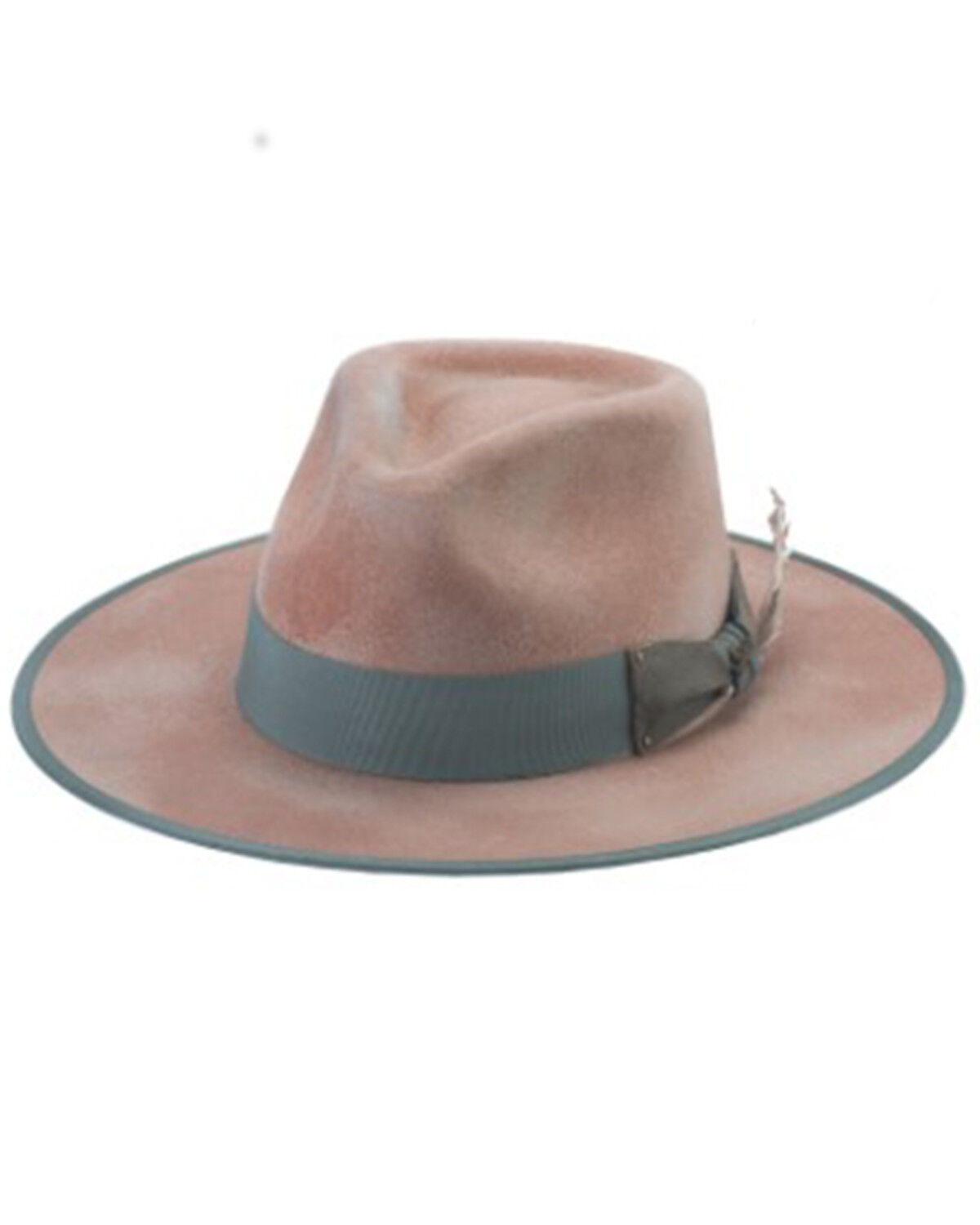 Image #1 - Bullhide Salmon Saratoga Bow Fedora Hat, Blush, hi-res