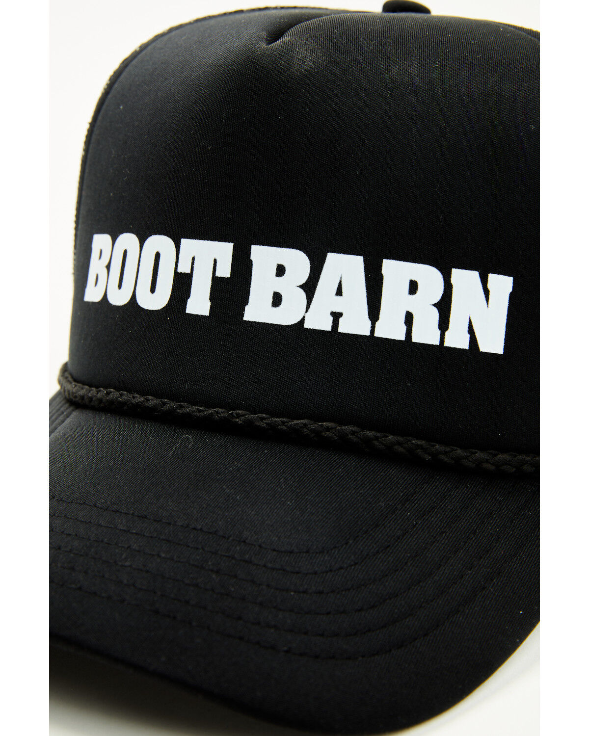 Image #2 - Boot Barn Men's Logo Trucker Cap, Black, hi-res