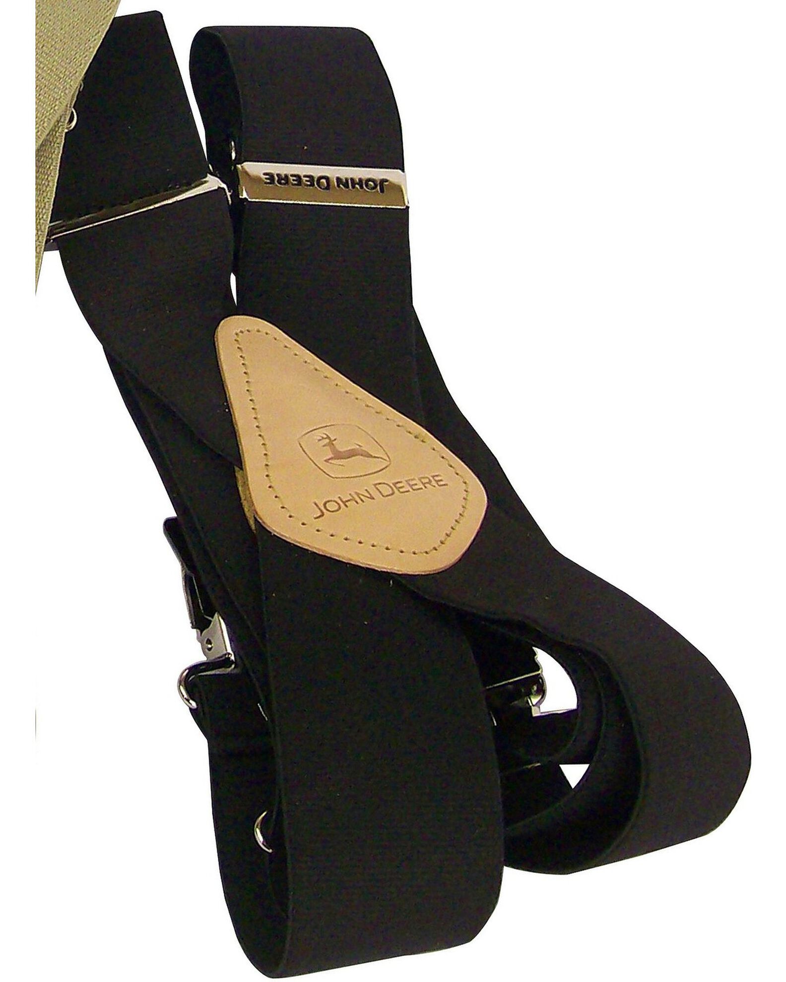 Image #2 - John Deere Leather Patch Suspenders, , hi-res