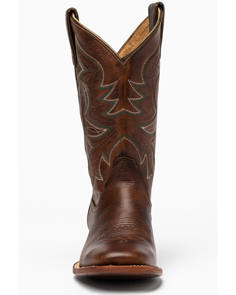 Shyanne Women's Flyght Western Boots - Wide Square Toe, Brown, hi-res