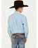 Image #4 - Panhandle Select Boys' Small Plaid Print Long Sleeve Button Down Western Shirt, Turquoise, hi-res