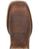 Image #6 - Rocky Men's Long Range Waterproof Western Boots - Square Toe, Distressed Brown, hi-res