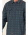 Image #3 - Hawx Men's FR Plaid Print Long Sleeve Button-Down Work Shirt, Slate, hi-res
