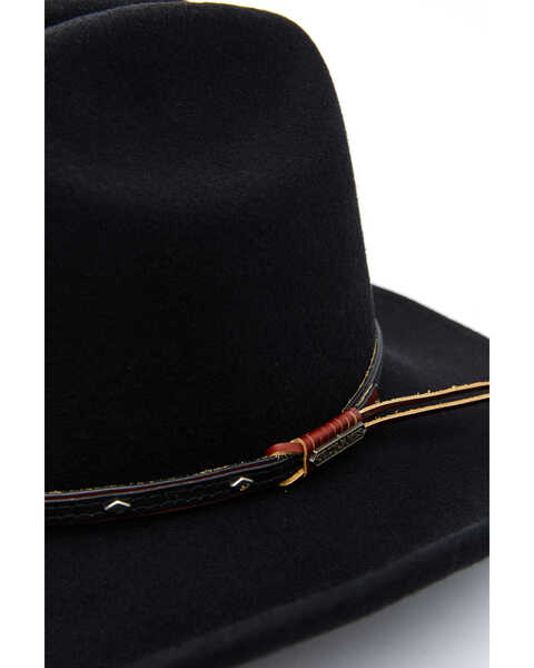 Image #2 - Cody James Felt Cowboy Hat, Black, hi-res