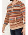 Image #3 - Pendleton Men's Medallion Striped Hooded Pullover, Tan, hi-res