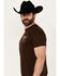 Image #2 - Coors Men's Banquet Logo Short Sleeve Graphic T-Shirt, Brown, hi-res