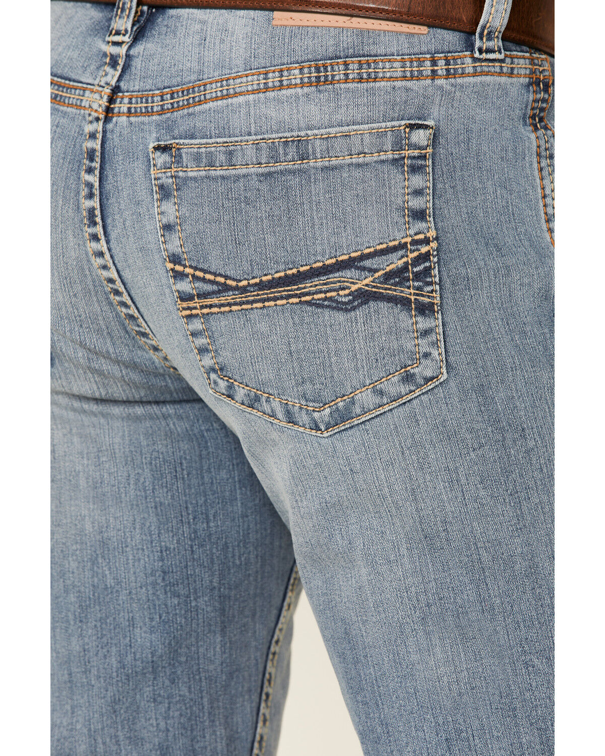 Image #4 - Cody James Core Men's Pistol Light Performance Stretch Slim Straight Jeans, Blue, hi-res