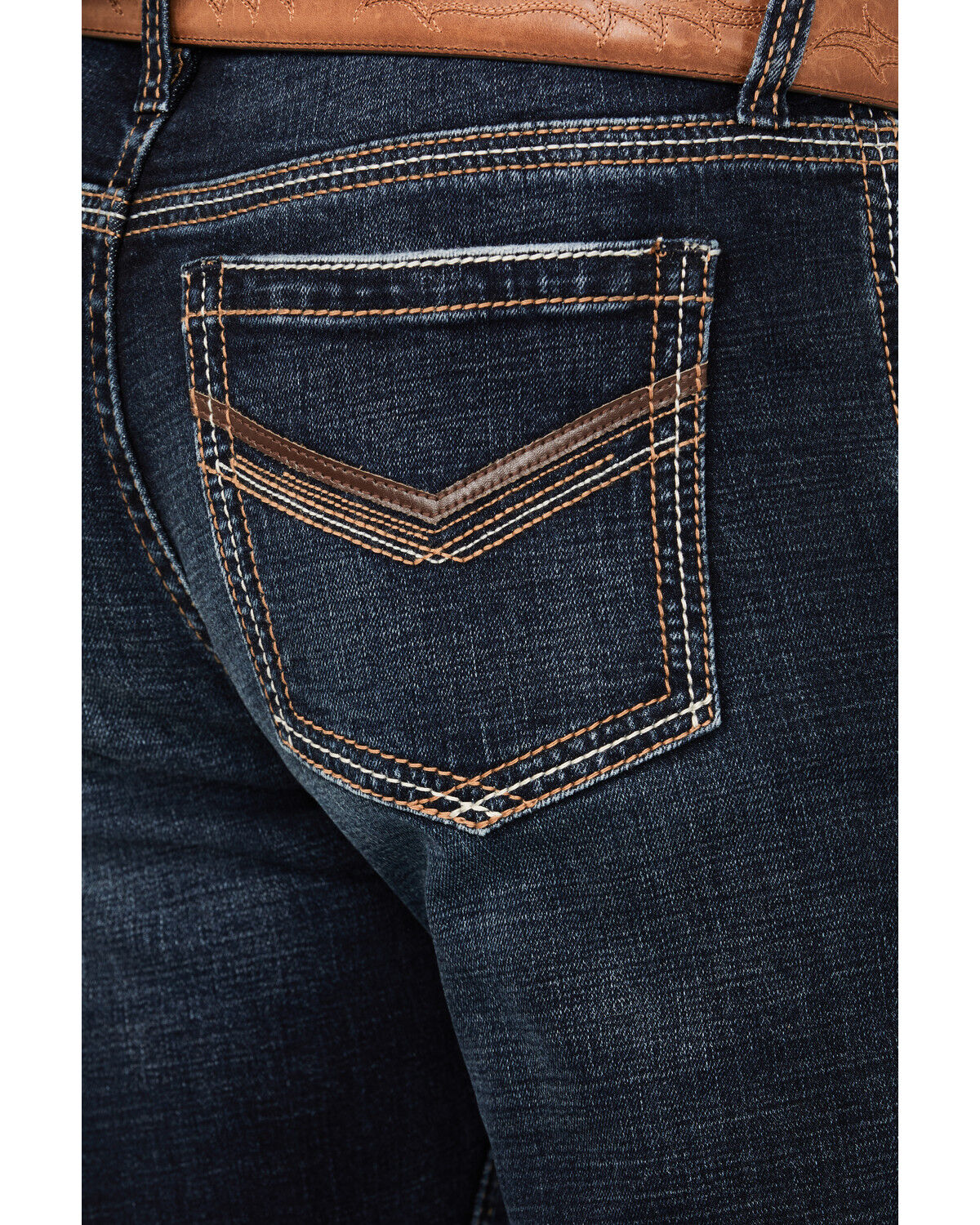 Image #4 - Cody James Men's Duke Relaxed Bootcut Stretch Denim Jeans, Dark Wash, hi-res