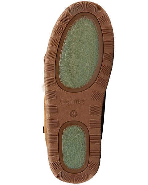Lamo Footwear Women's Doubleface Moccasin Slippers, Chestnut, hi-res