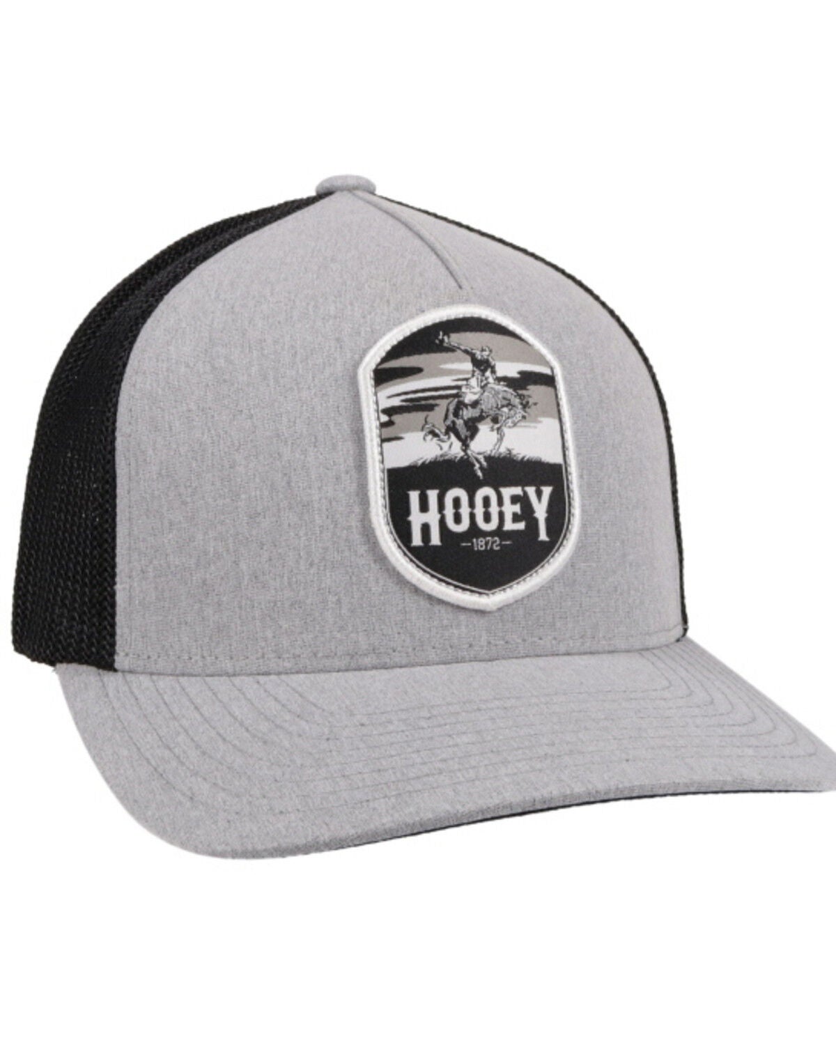 HOOey Boys' Grey Cheyenne Patch Flex 