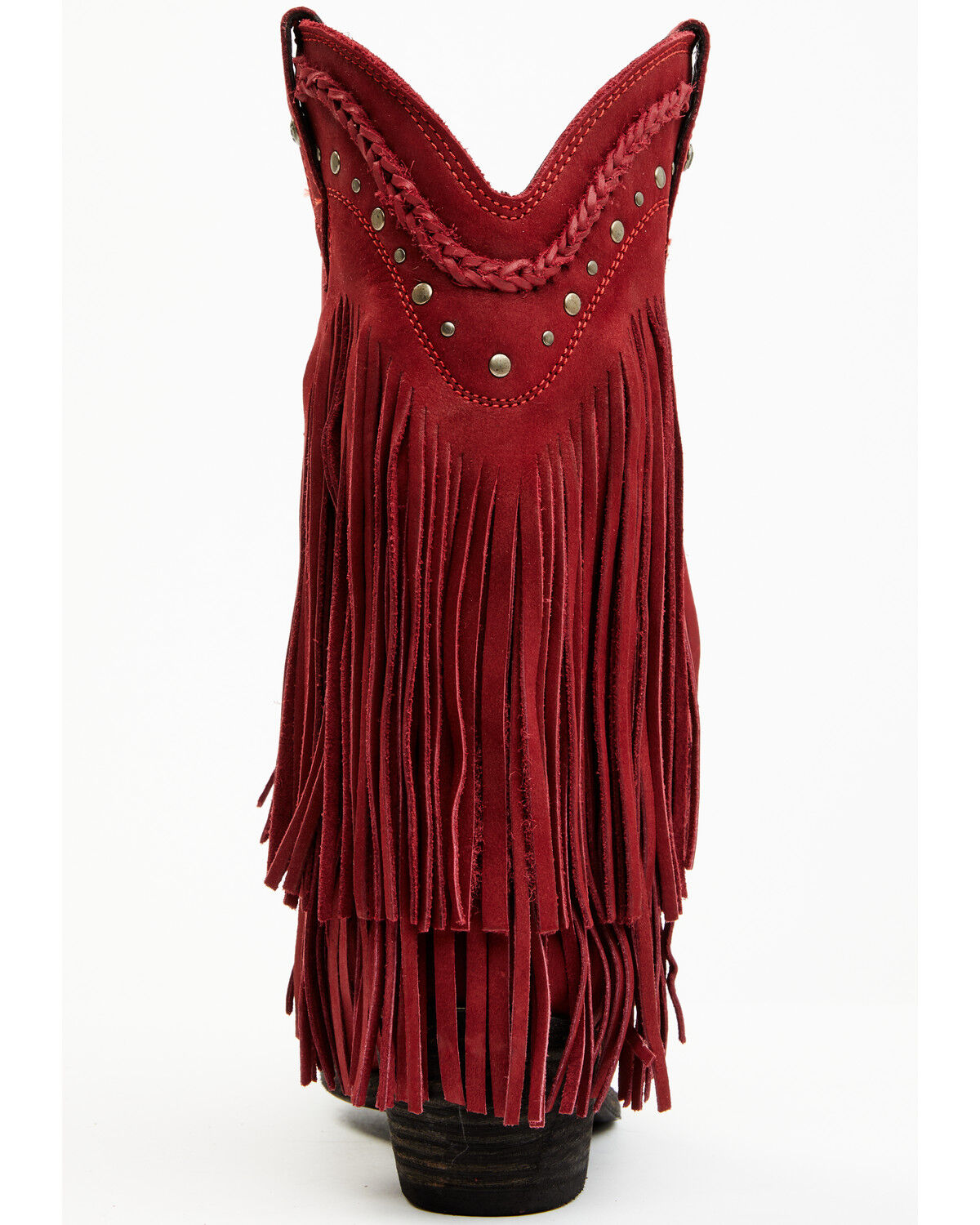 Image #5 - Liberty Black Women's Vegas Fringe Western Boots - Snip Toe, Red, hi-res