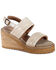 Image #1 - Diba True Women's Car Pool Ankle Strap Wedge Sandals, Beige, hi-res