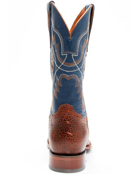 Image #4 - Cody James Men's Whiskey Blues Western Performance Boots - Broad Square Toe, Blue, hi-res