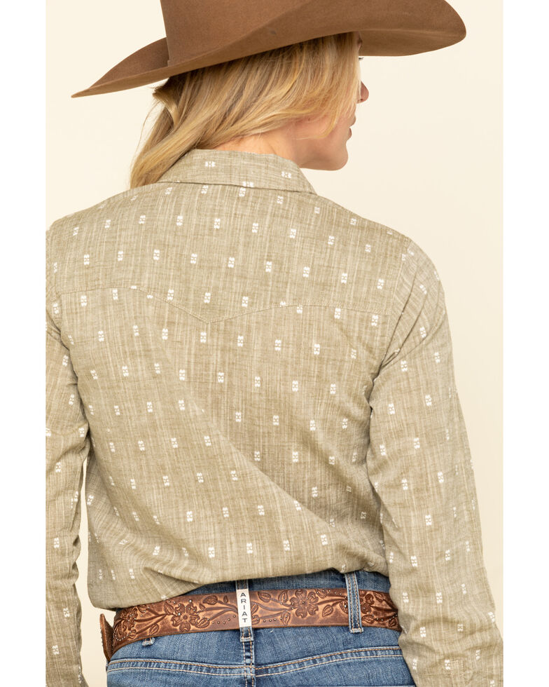 olive western shirt