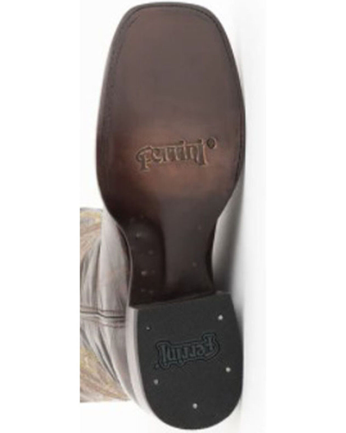 Image #5 - Ferrini Men's Jeese Brown Alligator Print Western Boots - Broad Square Toe, Brown, hi-res