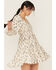 Image #2 - Blue B Women's Horse Print Long Sleeve Mini Dress, Camel, hi-res