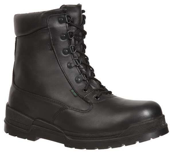 Image #1 - Rocky Men's Eliminator Gore-Tex Waterproof Insulated Duty Boots - Round Toe, Black, hi-res