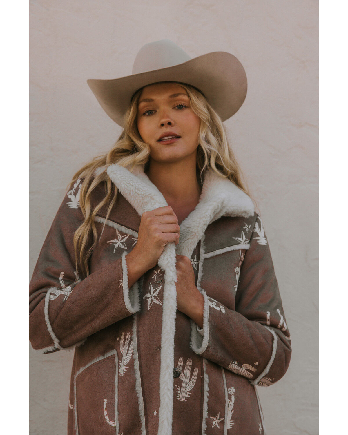 Image #1 - Idyllwind Women's Spicewood Faux Suede Coat, Tan, hi-res