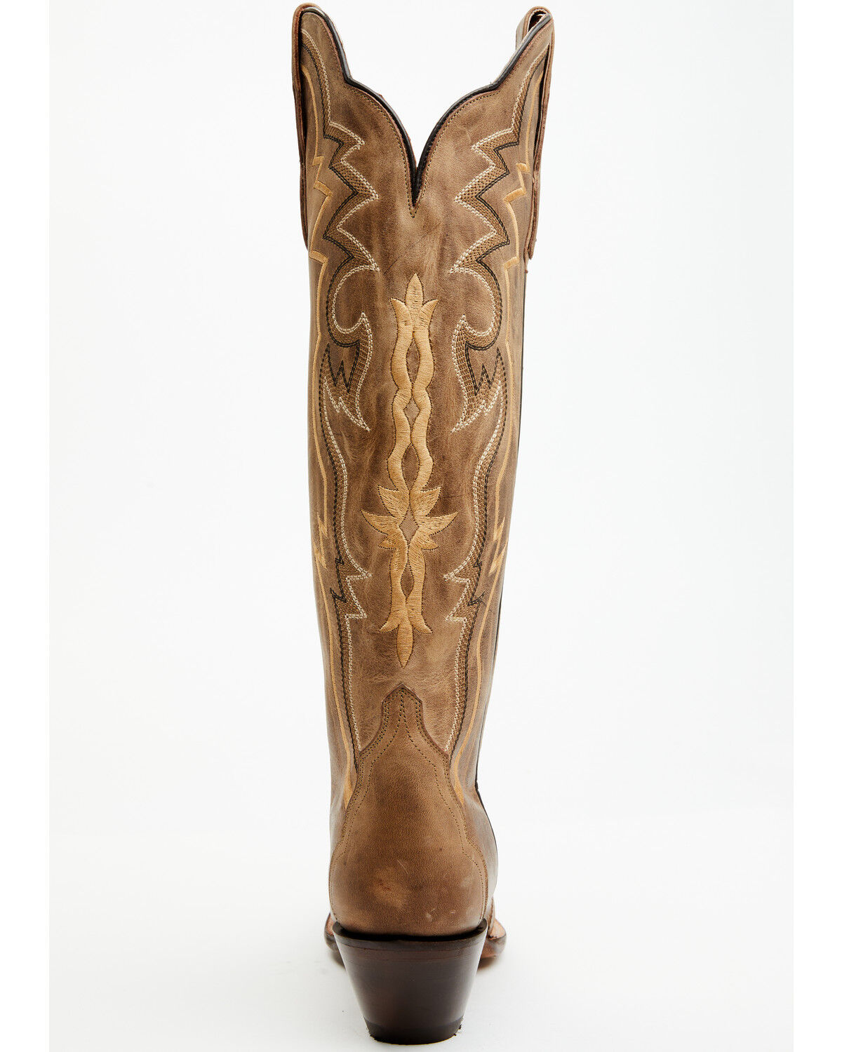 Image #5 - Dan Post Women's Triad Silvie Tall Western Boots - Snip Toe, Brown, hi-res