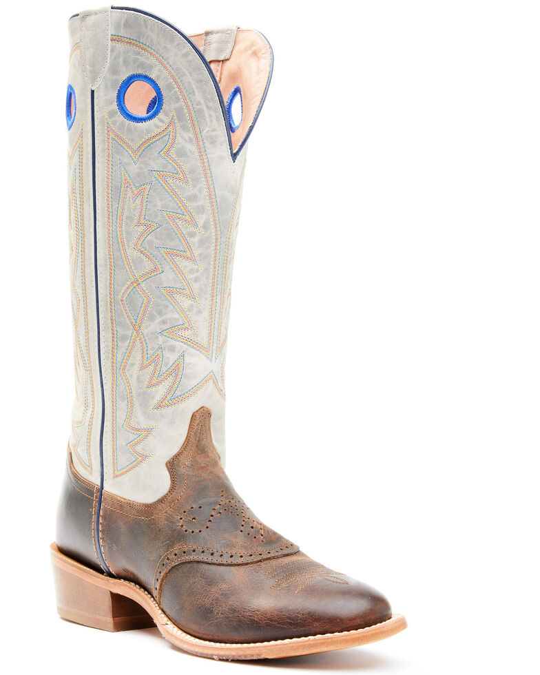 Tony Lama Men's Henley Grey Top Western Boots - Round Toe, Grey, hi-res