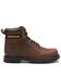 Caterpillar Men's 6" Second Shift Lace-Up Work Boots - Round Toe, Dark Brown, hi-res