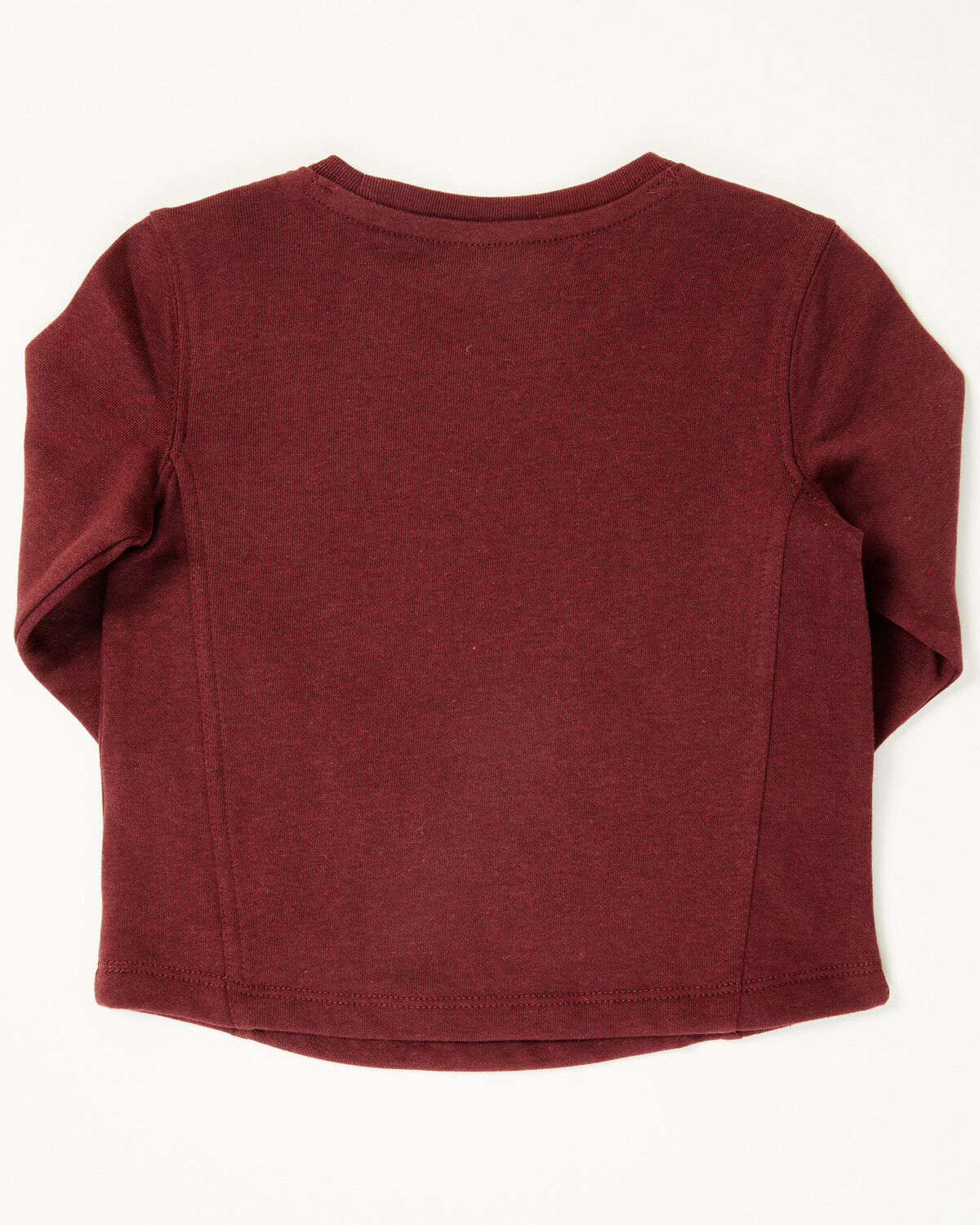 Image #3 - Wrangler Toddler Girls' Conversational Long Sleeve Graphic Shirt, Burgundy, hi-res